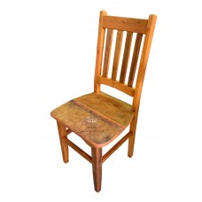 Cadeira de madeira modelo "Alemã" Rústica em Peroba Rosa - 4045